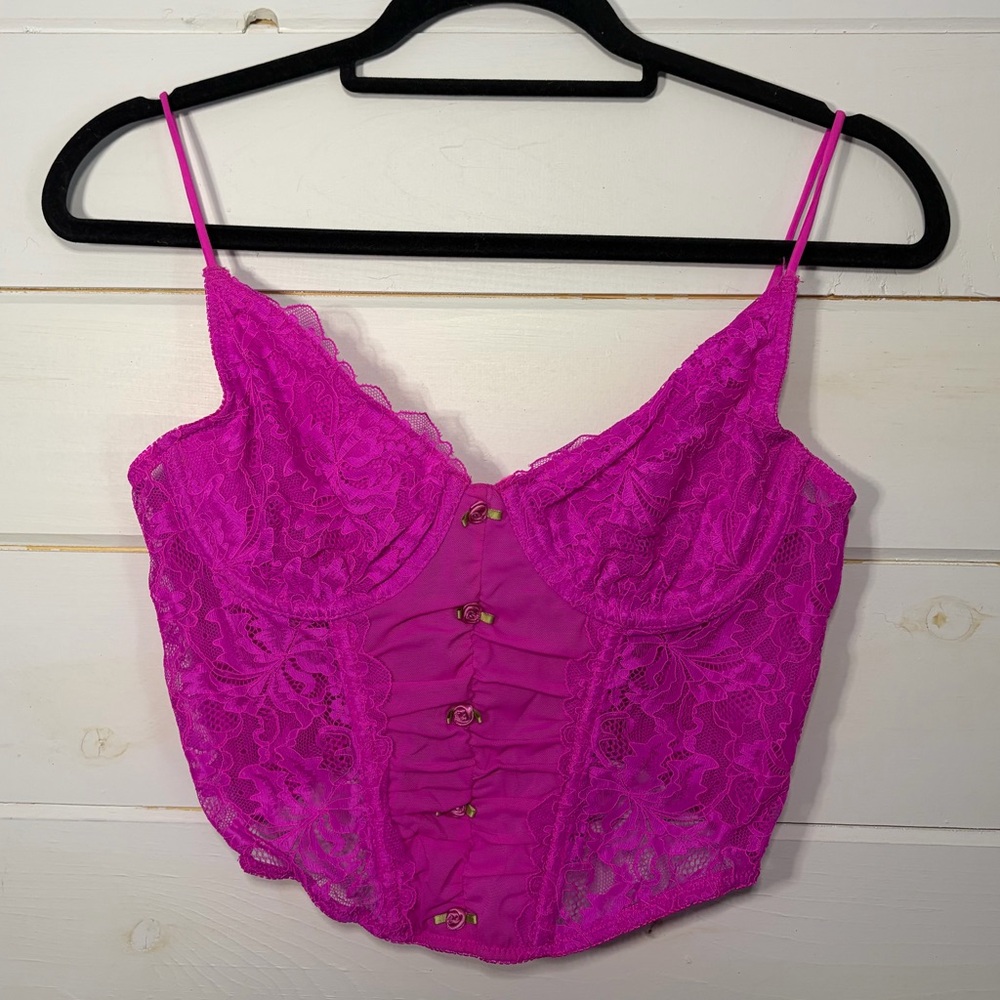 Pink Corset Top
